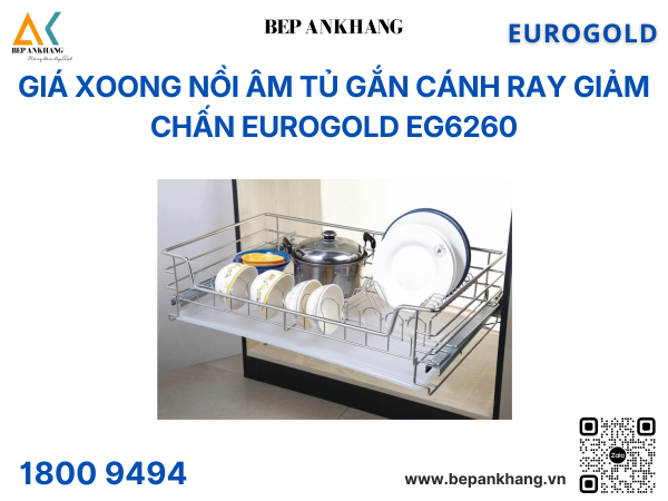 Giá để bát đĩa xoong nồi Eurogold EG6260 - Eurogold